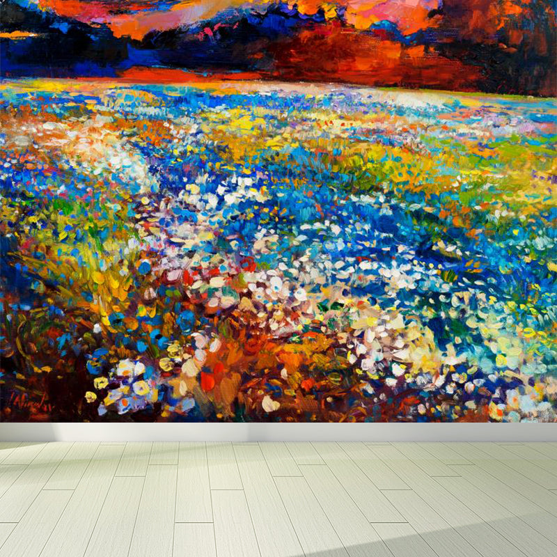 Vivolux | Klassische Ölmalerei Landschaft Wandtattoo Helle Farbe Fleckenresistente Wanddekoration für Zimmer