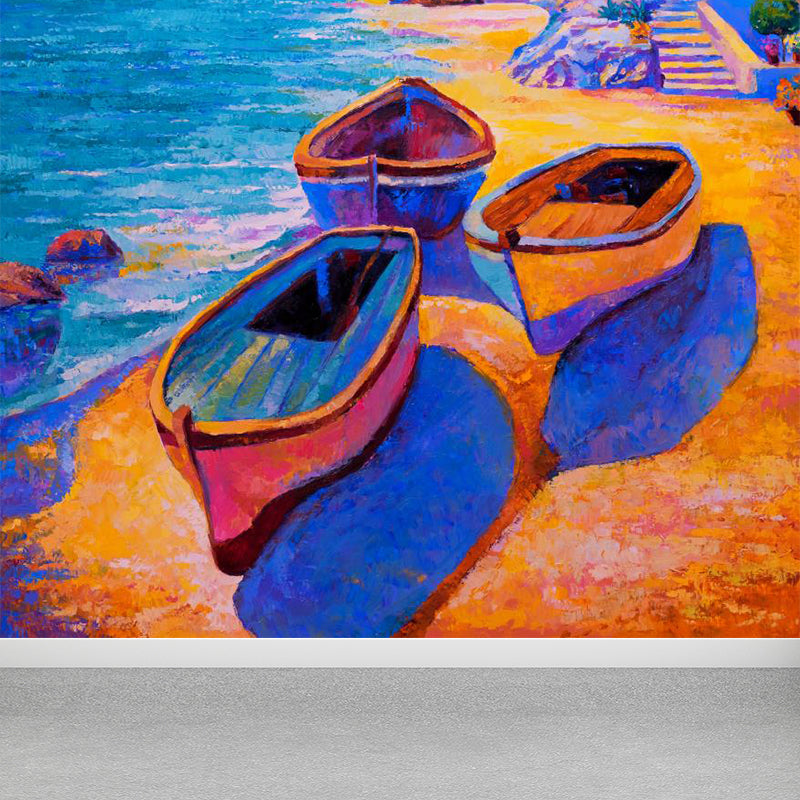 Vivolux | Klassische Ölmalerei Landschaft Wandtattoo Helle Farbe Fleckenresistente Wanddekoration für Zimmer