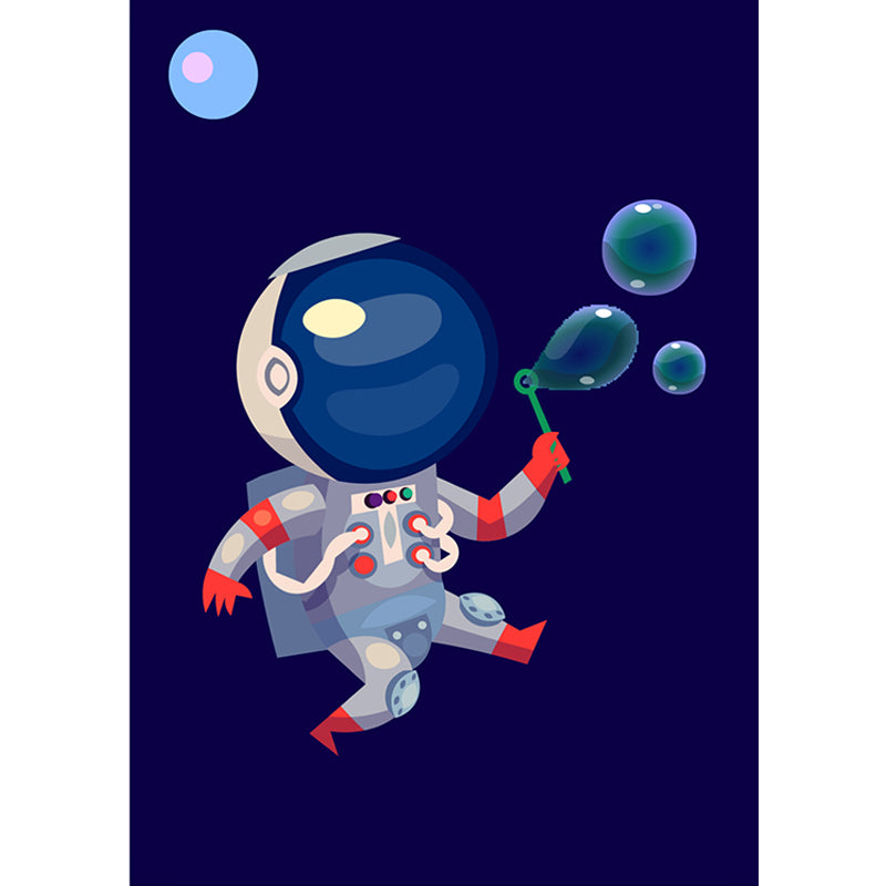 Vivolux | Kinder Astronaut Tapete Mural Dunkle Farbe Jungen Schlafzimmer Wandkunst, Maßgeschneidert