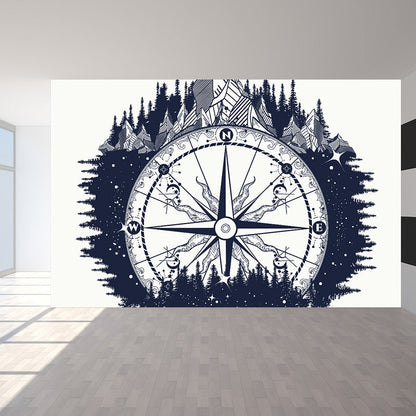 Vivolux | Kinder Cosmos Raumschiff Wandmural Sanfte Farbe Wasserabweisende Wandkunst für Jungenzimmer