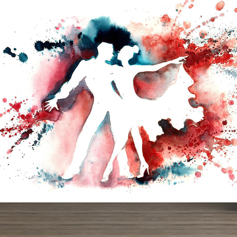 Vivolux | Glam Girl Zeichnung Wandtapete Vlies Stoff Fleckenresistente Pastell Wandverkleidung für Raum