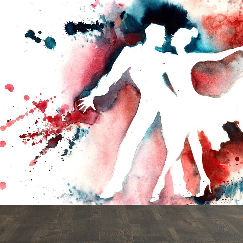 Vivolux | Glam Girl Zeichnung Wandtapete Vlies Stoff Fleckenresistente Pastell Wandverkleidung für Raum