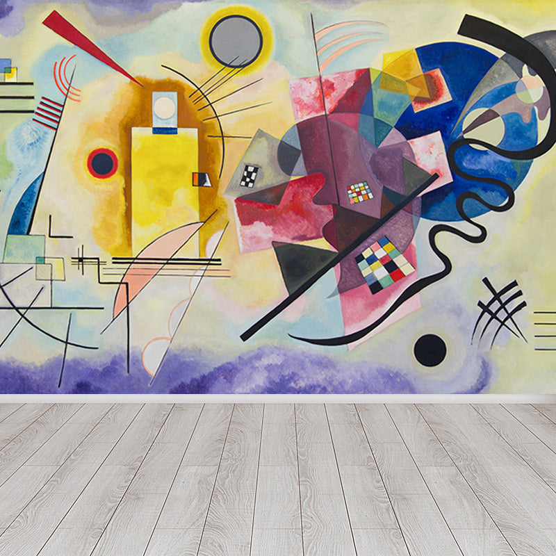 Vivolux | Großes Kandinsky Abstrakte Kunst Wandbild Wasserdicht Modernes Wohnzimmer Wanddeko