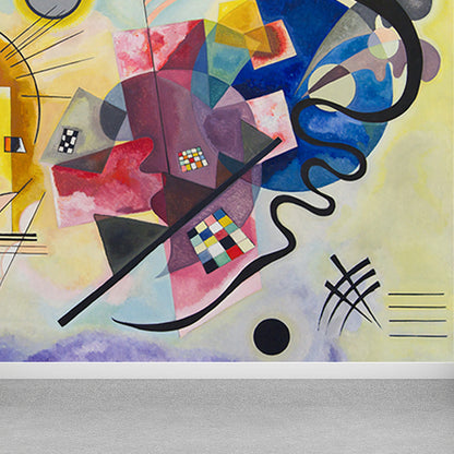 Vivolux | Großes Kandinsky Abstrakte Kunst Wandbild Wasserdicht Modernes Wohnzimmer Wanddeko