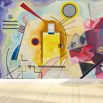 Vivolux | Großes Kandinsky Abstrakte Kunst Wandbild Wasserdicht Modernes Wohnzimmer Wanddeko