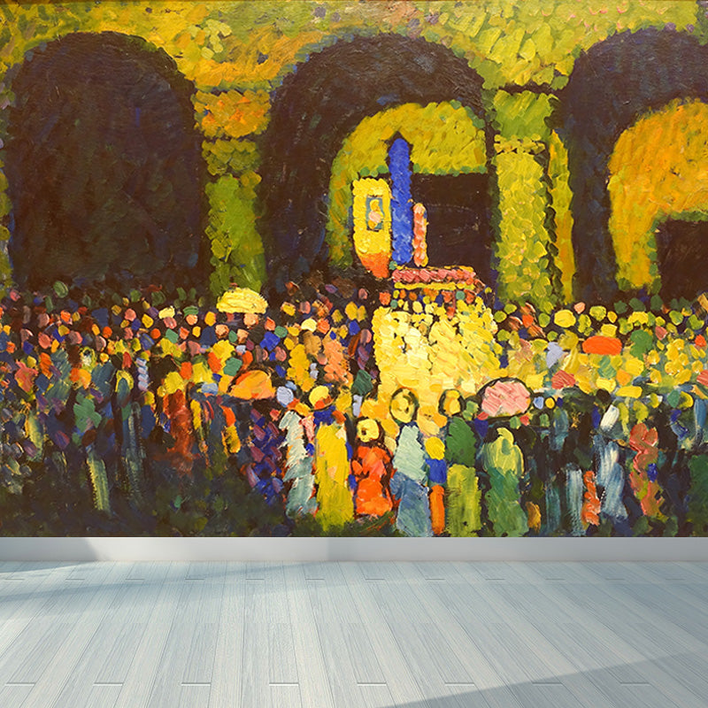 Vivolux | Großes Kandinsky Abstrakte Kunst Wandbild Wasserdicht Modernes Wohnzimmer Wanddeko