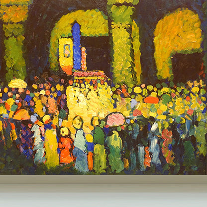 Vivolux | Großes Kandinsky Abstrakte Kunst Wandbild Wasserdicht Modernes Wohnzimmer Wanddeko