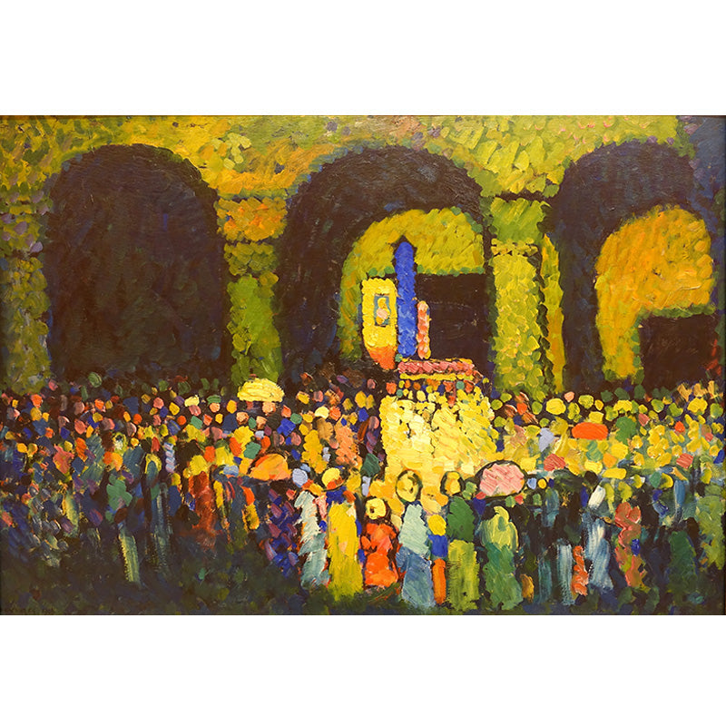 Vivolux | Großes Kandinsky Abstrakte Kunst Wandbild Wasserdicht Modernes Wohnzimmer Wanddeko