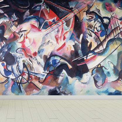 Vivolux | Großes Kandinsky Abstrakte Kunst Wandbild Wasserdicht Modernes Wohnzimmer Wanddeko