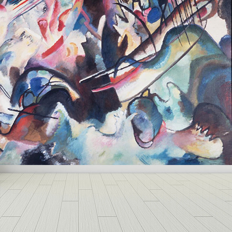 Vivolux | Großes Kandinsky Abstrakte Kunst Wandbild Wasserdicht Modernes Wohnzimmer Wanddeko