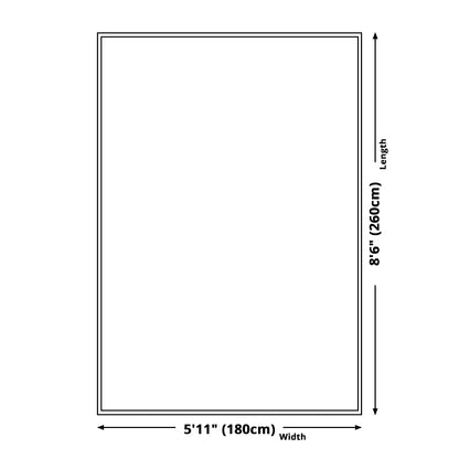Vivolux | Kreativer industrieller Teppich für den Innenbereich aus Polyester, abstrakter Teppich mit rutschfester Rückseite, haustierfreundlicher Teppich für das Wohnzimmer