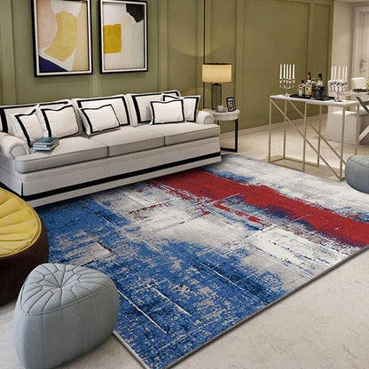 Vivolux | Kreativer industrieller Teppich für den Innenbereich aus Polyester, abstrakter Teppich mit rutschfester Rückseite, haustierfreundlicher Teppich für das Wohnzimmer