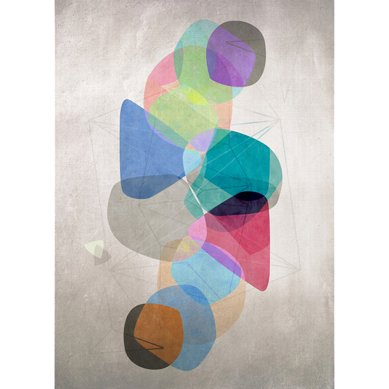 Vivolux | Nieuwigheid Kleurblok Binnen Tapijt Kleurrijk Synthetisch Gebied Vloerkleed Antislip Huisdier Vriendelijk Tapijt voor Woonkamer