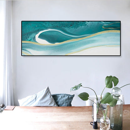 Vivolux | Nordic Flows Muster Wandkunst Sanfte Farben Abstrakte Leinwanddruck für Zuhause Interior