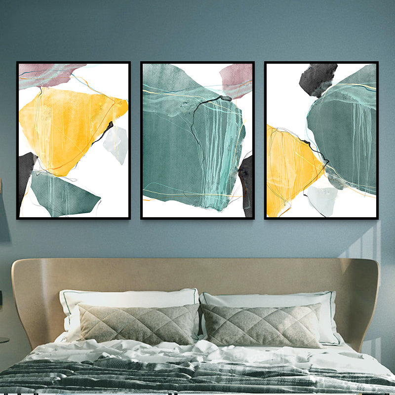 Vivolux | Nordic Abstract Canvas Print Hotel Wandkunst Set in Pastellfarben, Mehrere Größenoptionen