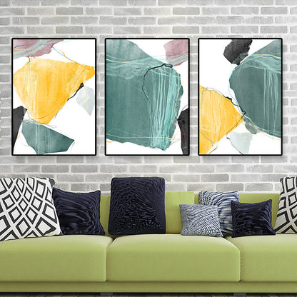 Vivolux | Nordic Abstract Canvas Print Hotel Wandkunst Set in Pastellfarben, Mehrere Größenoptionen