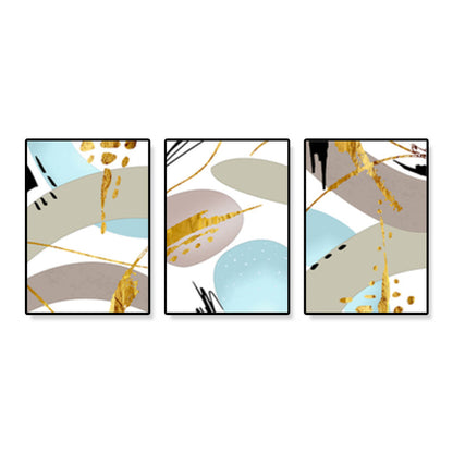 Vivolux | Nordic Abstract Canvas Print Hotel Wandkunst Set in Pastellfarben, Mehrere Größenoptionen