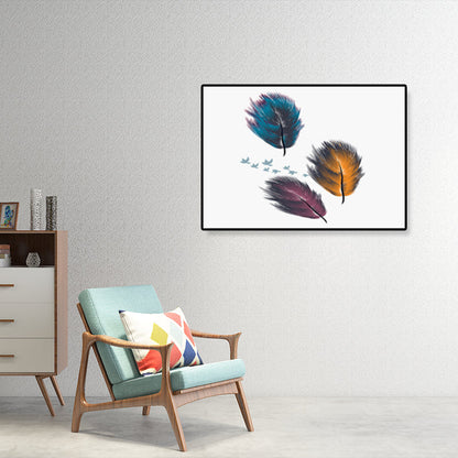 Vivolux | Illustration Still Life Leinwandkunst Texturiertes Nordisches Wohnzimmer Wanddekor in sanften Farben