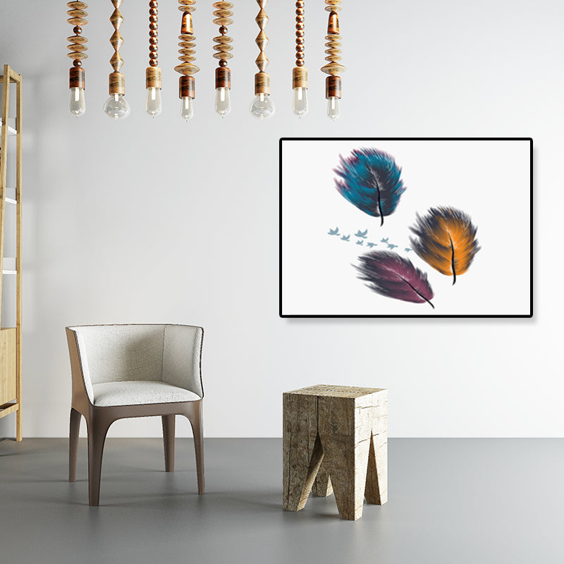 Vivolux | Illustration Still Life Leinwandkunst Texturiertes Nordisches Wohnzimmer Wanddekor in sanften Farben