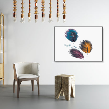 Vivolux | Illustration Still Life Leinwandkunst Texturiertes Nordisches Wohnzimmer Wanddekor in sanften Farben