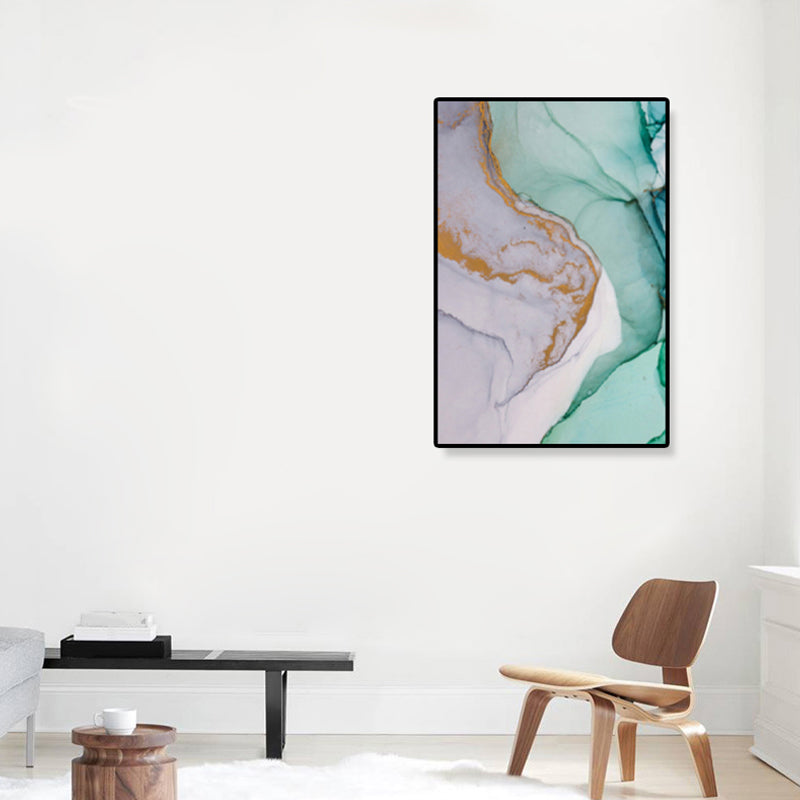 Vivolux | Texturiertes abstraktes Wandkunst-Leinwanddruck nordischer Stil Wanddekoration für Hausinterieur