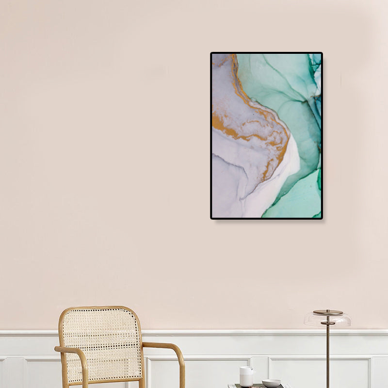 Vivolux | Texturiertes abstraktes Wandkunst-Leinwanddruck nordischer Stil Wanddekoration für Hausinterieur