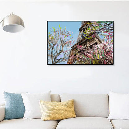 Vivolux | Global Inspirierte Landmarken Malerei Leinwanddruck Texturiertes Pastell Wandkunst für Hotel