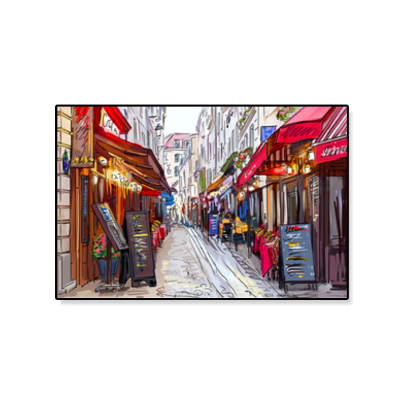 Vivolux | Global Inspirierte Landmarken Malerei Leinwanddruck Texturiertes Pastell Wandkunst für Hotel