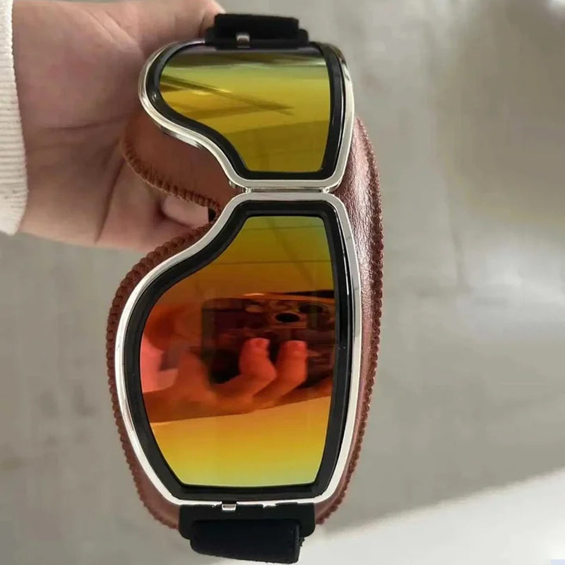 Vintage-Motorradbrille