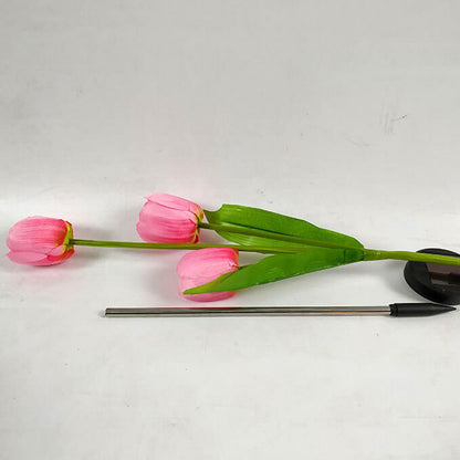 Vivolux | Solar Tulpe Rasenlicht Außen Garten LED Tulpe Blumenlicht Bodenstecker Landschaftslicht