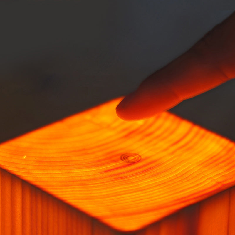 Vivolux | LumiWood – LED-Tischleuchte mit Akku und Touch-Steuerung