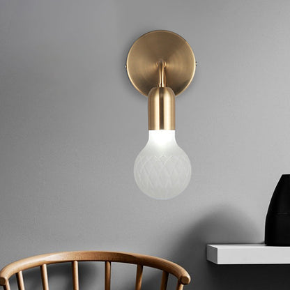 Vivolux | Druppelvormige Zithoekwandlamp Vintage Textuur Wit/Doorzichtig Ruitglas 1-Lamp Gouden Wandverlichtingsidee