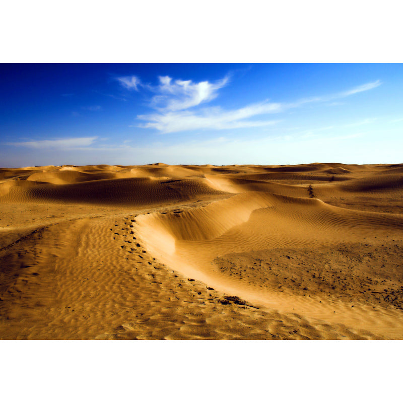 Vivolux | Gelbe Wüstenlandschaft Tapete Mural Fleckenresistente Wandverkleidung für das Wohnzimmer