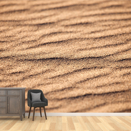 Vivolux | Grote maat woestijnzand muursticker vlekbestendige modernistische slaapkamer wanddecoratie in geel