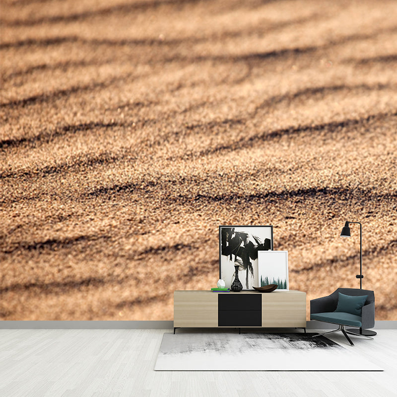 Vivolux | Grote maat woestijnzand muursticker vlekbestendige modernistische slaapkamer wanddecoratie in geel