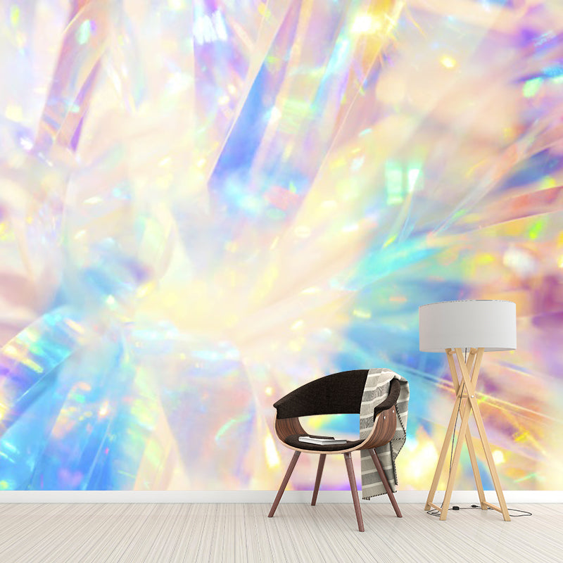 Vivolux | Illustratie Kleur Abstract Patroon Muurstickers voor Binnenwand, Geel, Op Maat Gemaakt