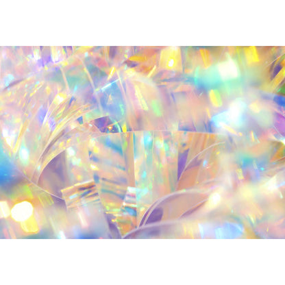 Vivolux | Bright holographic pattern wall sticker for the living room, yellow, custom made available