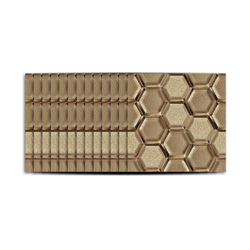 Vivolux | Stick On 3D Hexagon Wallpaper Panel Set Contemporary PVC Wandbekleding, 12,2 vierkante voet