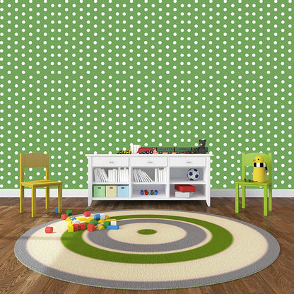 Vivolux | Punkte Tapetenpaneele Abziehen und Aufkleben Kinder-Spielzimmer Wandverkleidung, 4' L x 20,5" B