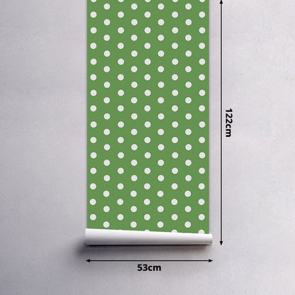 Vivolux | Punkte Tapetenpaneele Abziehen und Aufkleben Kinder-Spielzimmer Wandverkleidung, 4' L x 20,5" B