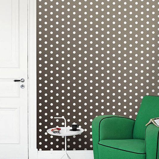 Vivolux | PVC abziehbare Tapeten Kinder Stil Polka Dots Wanddekor für das Schlafzimmer, leicht zu entfernen