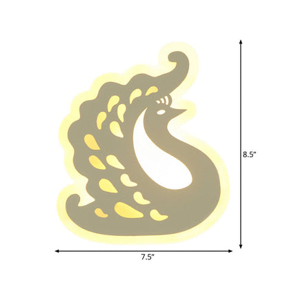 Vivolux | Acryl Tier Wandleuchte Moderner Stil LED Wandlampe in Weißer Ausführung für Flur
