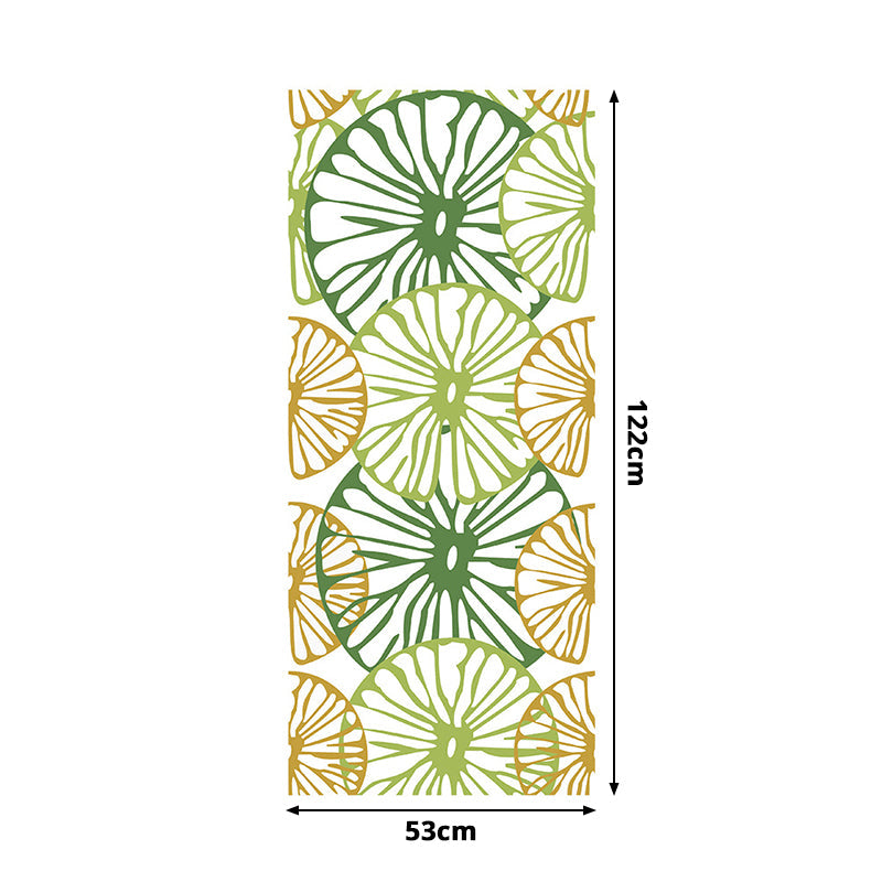 Vivolux | Cottage Lemon Slice Tapetenelemente Pastellfarbe Selbstklebende Wandkunst für das Wohnzimmer