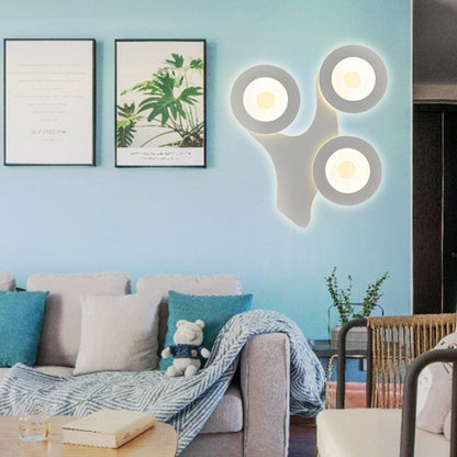 Vivolux | Acrylbaum LED Wandleuchte Kreative Wandleuchte in Weiß für das Arbeitszimmer