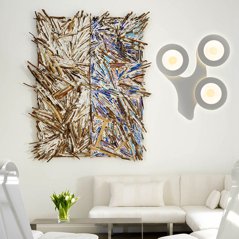 Vivolux | Acrylbaum LED Wandleuchte Kreative Wandleuchte in Weiß für das Arbeitszimmer