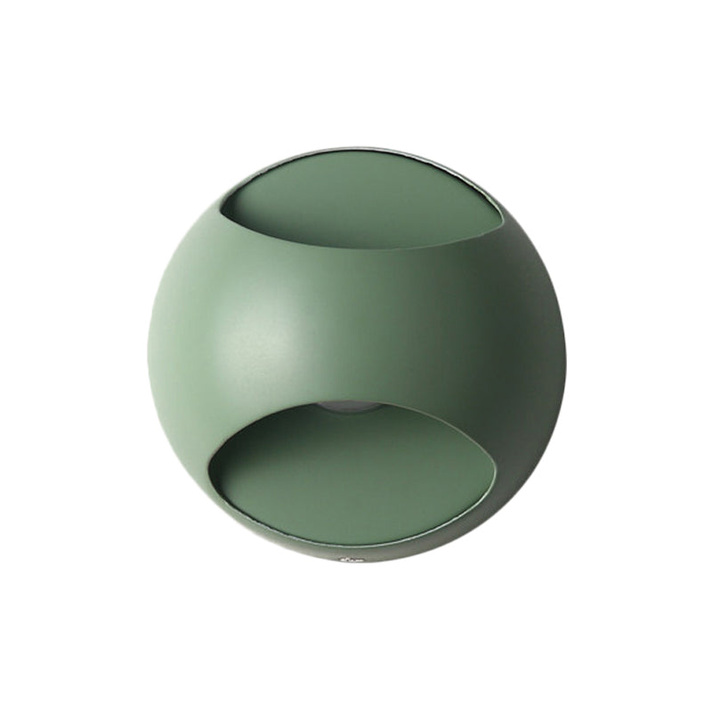 Vivolux | Einfache Stil Halb-Globus Wandlampe Kunststoff Einzelkopf Wandlicht für Arbeitszimmer