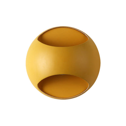 Vivolux | Einfache Stil Halb-Globus Wandlampe Kunststoff Einzelkopf Wandlicht für Arbeitszimmer