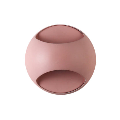 Vivolux | Einfache Stil Halb-Globus Wandlampe Kunststoff Einzelkopf Wandlicht für Arbeitszimmer