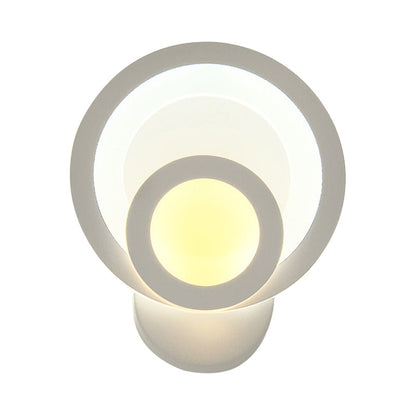 Vivolux | Moderne Weiße LED-Wandleuchte Schmale Panel-Acryl-Wandleuchte für Schlafzimmer Wohnzimmer