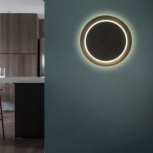 Vivolux | Runde LED-Wandlampe Zeitgenössische Acryl-Wandleuchte für Küche Kinderzimmer